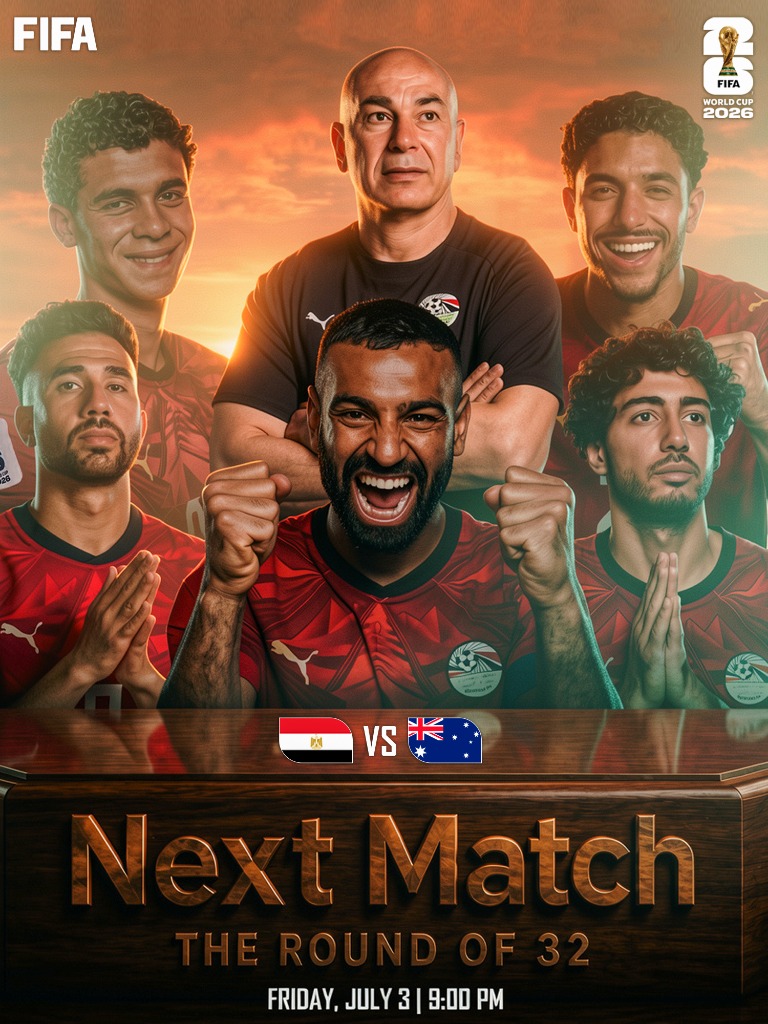 Next Match — Egypt vs Australia